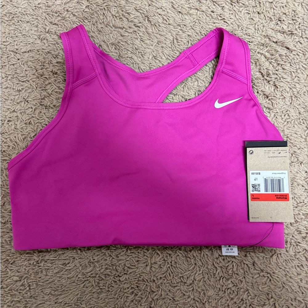 Nike Women's Vibrant Pink Sports Bra